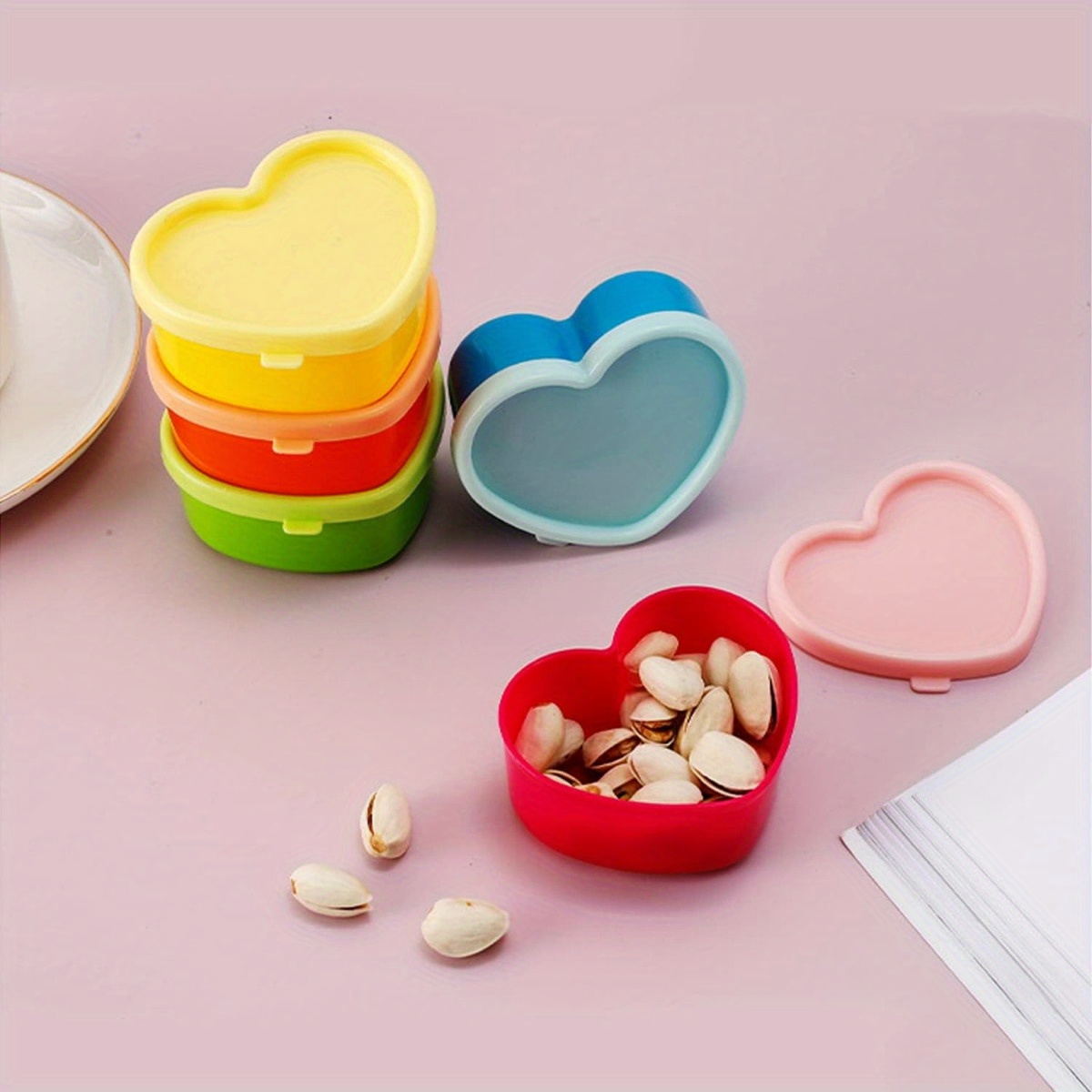 Kitchen Appliances Organizer - 5 Stück Mini-Lunchboxen, Gewürzaufbewahrungsboxen mit Deckel,