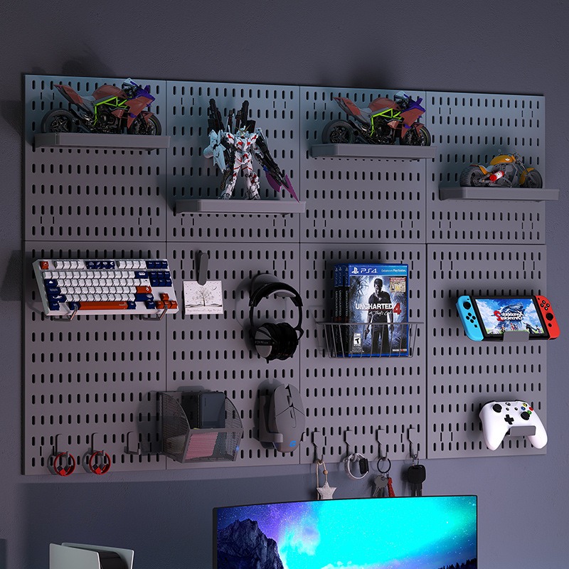 Kitchen Appliances Organizer - Bohrfreie Wandmontierte Aufbewahrungstafel Multifunktionale DIY-Wandtafel für