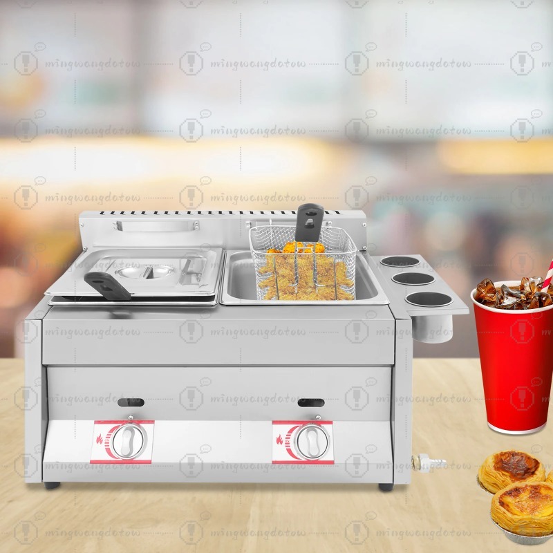 NEUE Gewerbliche Gas-Fritteuse – Deep Fryer Stainless Bewertung und Preis