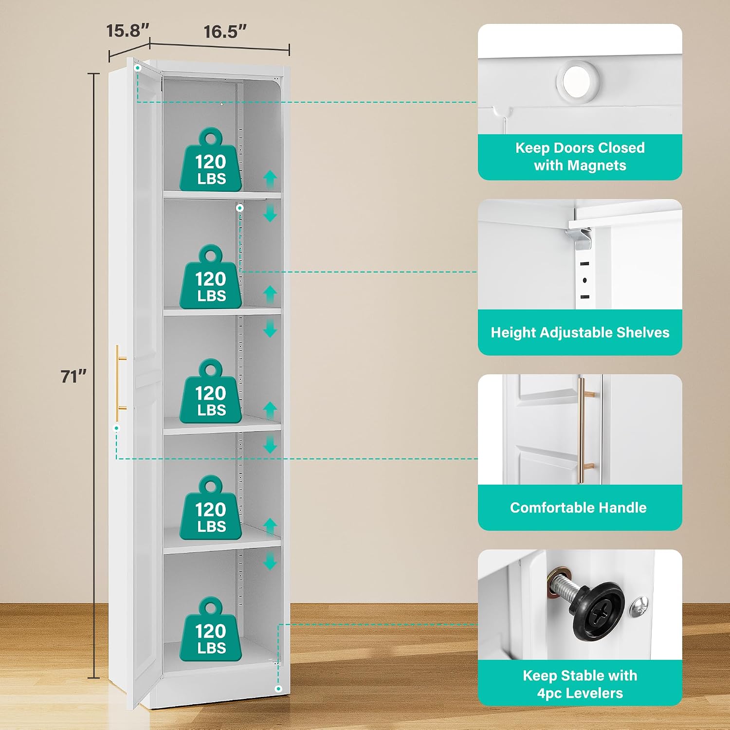 Hoher, schmaler Aufbewahrungss – Kitchen Appliances Organizer Bewertung und Preis
