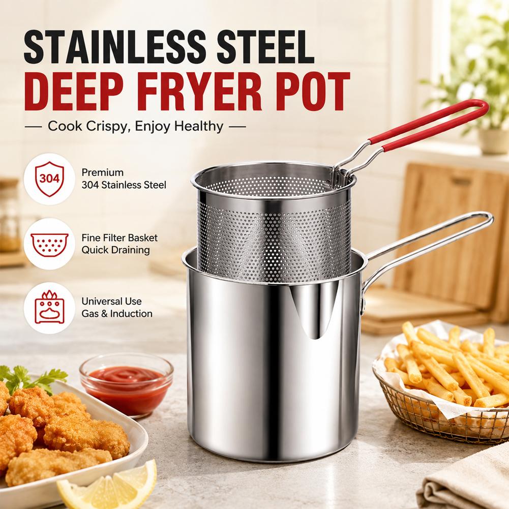 Edelstahl-Frittiertopf mit Sie – Deep Fryer Stainless Bewertung und Preis